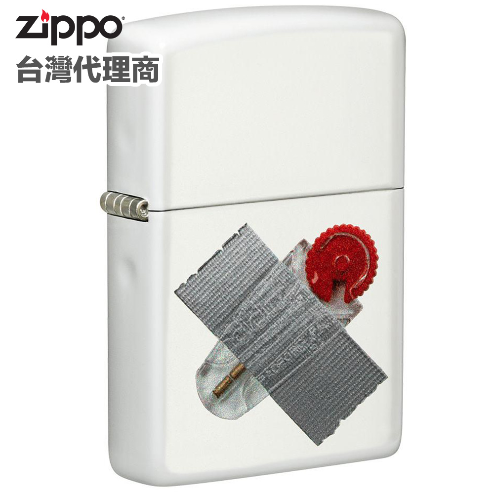 Zippo White Matte Color Image 防風打火機