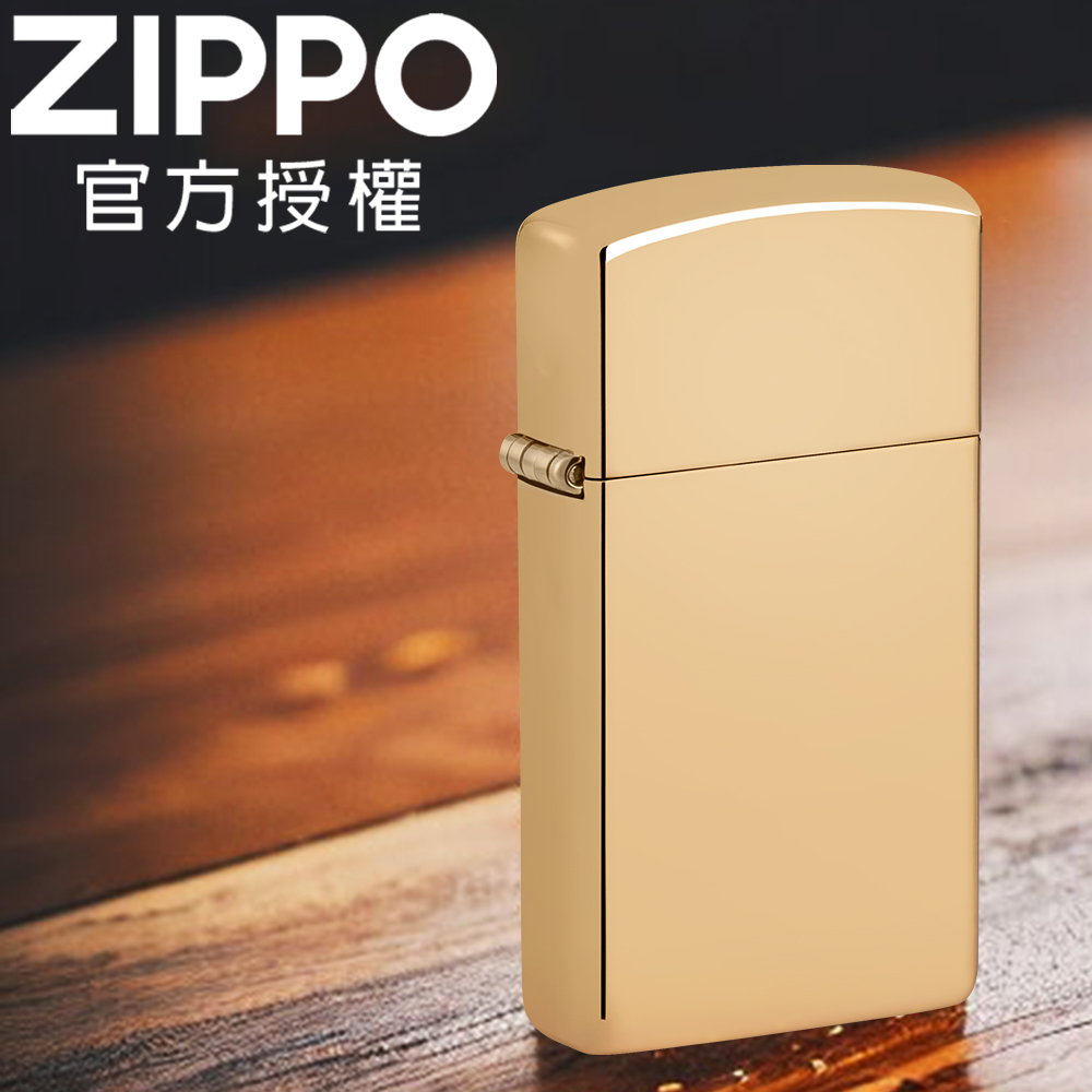 ZIPPO 黃銅鏡面(窄版)防風打火機