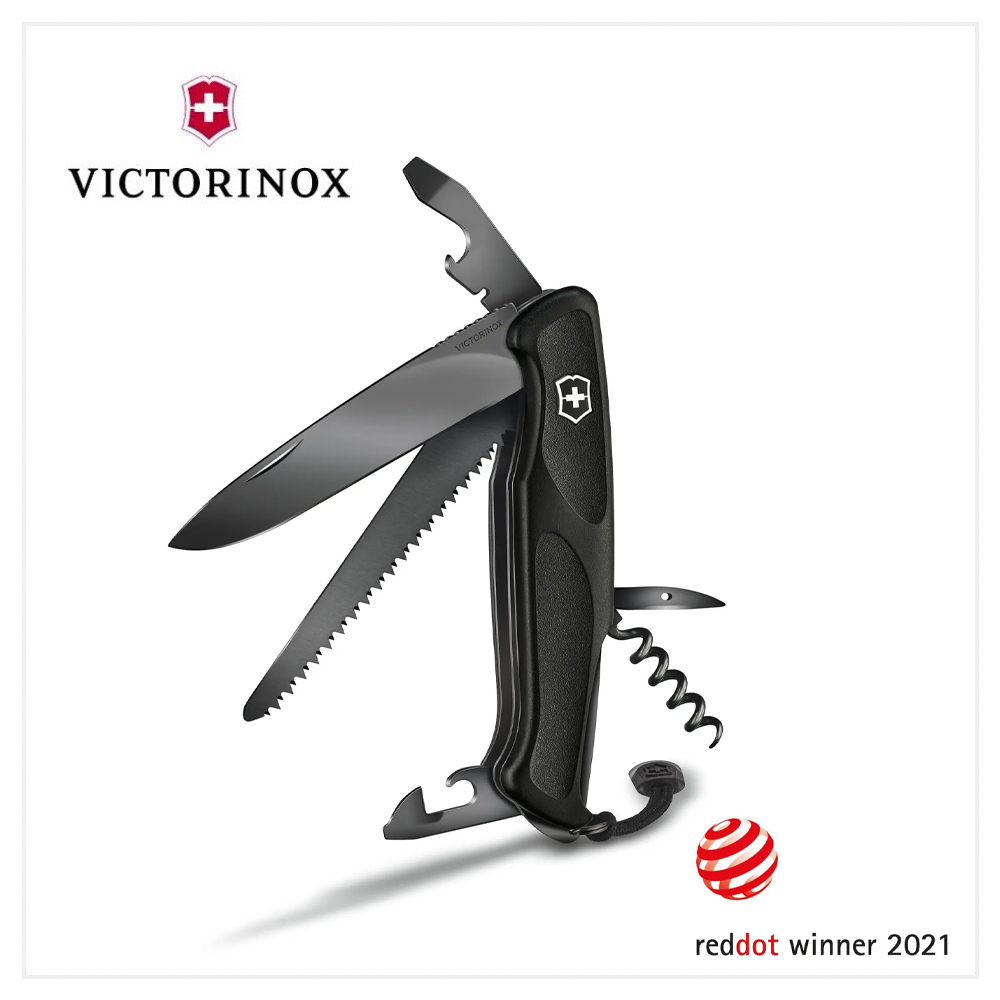 VICTORINOX 0.9563.C31P 瑞士刀 Ranger Grip 55 130mm/極黑