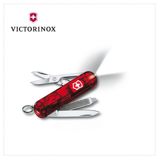 VICTORINOX 瑞士維氏 瑞士刀 7用 58mm 透紅 0.6228.T