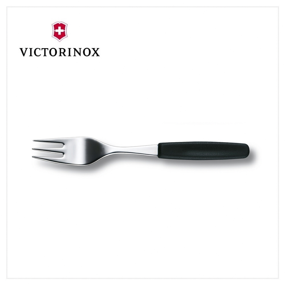 VICTORINOX 瑞士維氏 Cake Fork 蛋糕叉 黑色 5.1583