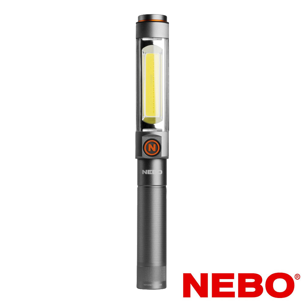 【NEBO】富蘭克林 工作燈兩用手電筒-USB充電 500流明 IPX4(NEB-WLT-0022-G)