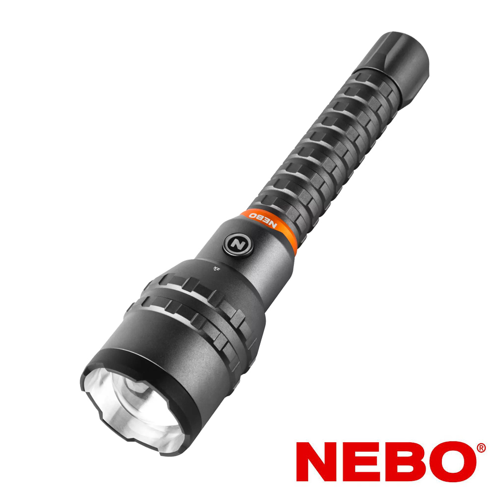 【NEBO】極限系列12K手電筒-USB充電 12000流明 IP67(NEB-FLT-1007-G)