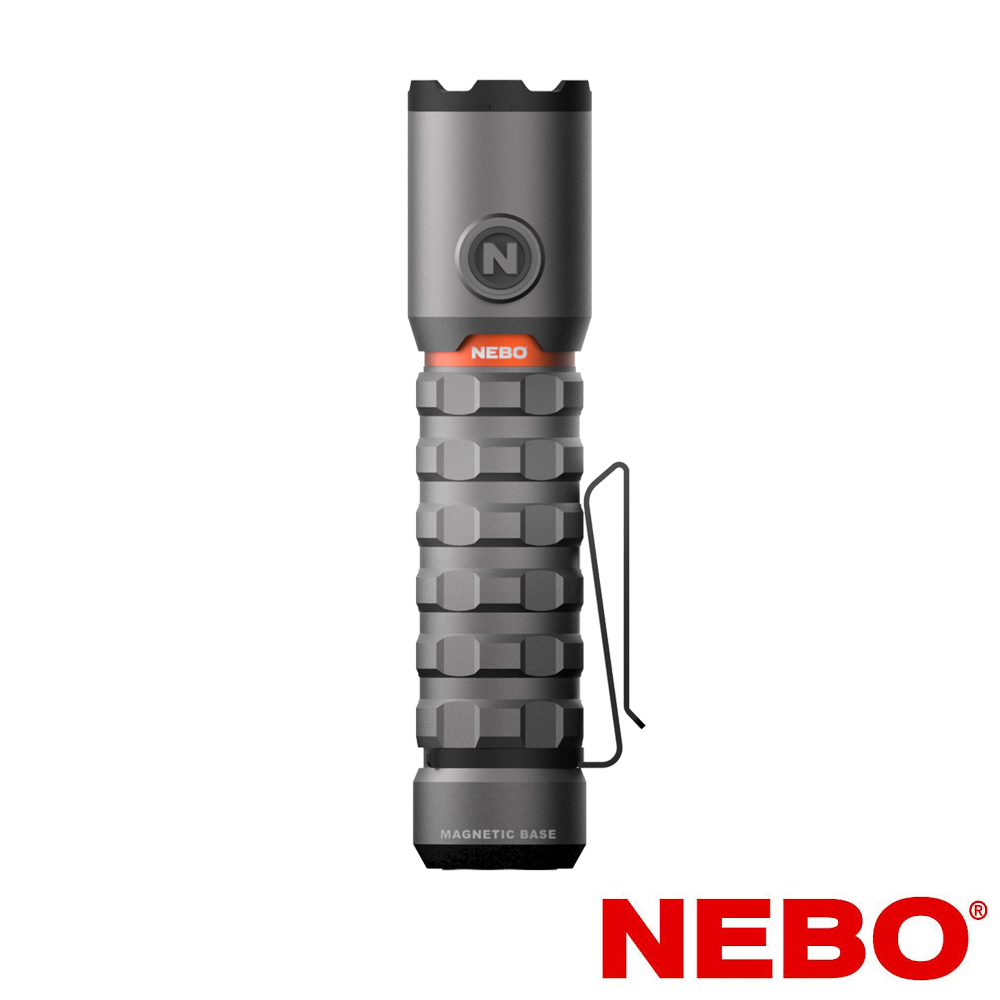 【NEBO】Torchy2K掌上型手電筒-USB充電 2000流明 IPX6(NEB-FLT-1006-G)