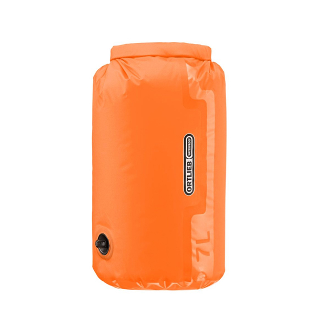 德國【Ortlieb】Dry Bag PS10 with Valve / 氣閥設計 壓縮防水收納袋(7L) 德國製 橘