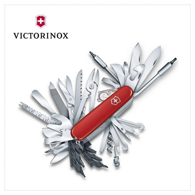 VICTORINOX 瑞士維氏 Swiss Champ XXL 瑞士刀 / 紅 1.6795.XXL