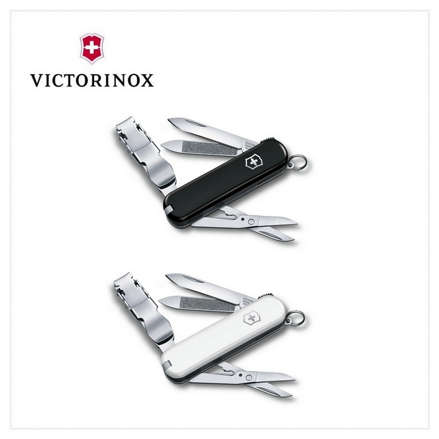 VICTORINOX 瑞士維氏 瑞士刀 Nail Clip 580 65mm /黑/白/ 0.6463.3/0.6463.7