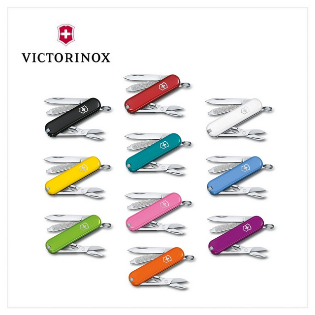 VICTORINOX 瑞士維氏 Classic Colors 系列 經典7用瑞士刀款58mm（10款）