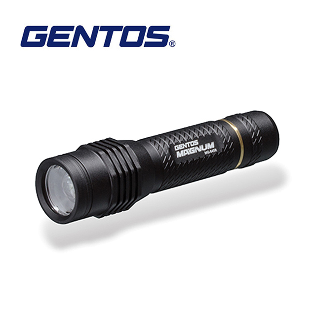 【Gentos】Magnum專業可調焦手電筒- USB充電 300流明 IP66