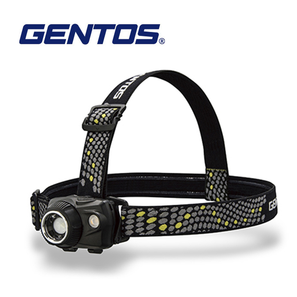 【Gentos】W Star專業高亮度頭燈-USB充電 600流明 IP64
