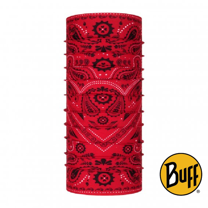 【Buff】9折!Buff |西班牙| 變形蟲(紅) 多變化造型經典頭巾 PLUS_BF120733-425