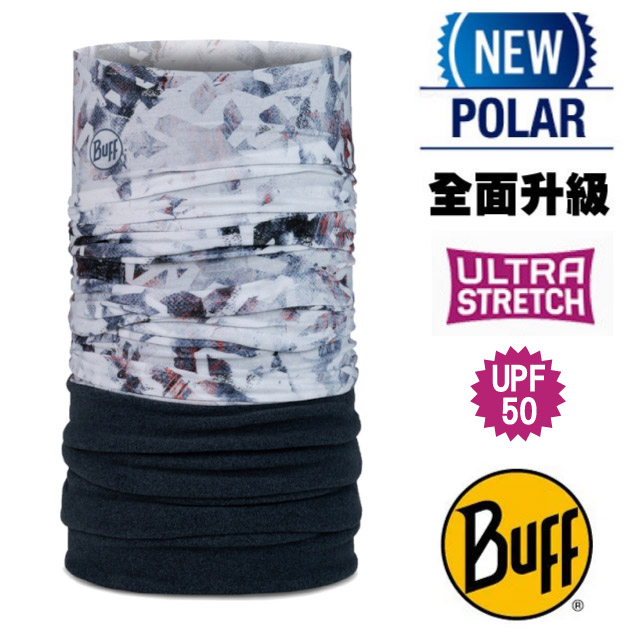 【BUFF】超彈性 Polar保暖魔術頭巾 Plus(上層吸溼排汗+抗菌除臭+下層保暖恆溫)132568-555 斑剝石牆