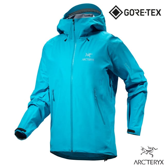 【ARCTERYX 始祖鳥】男 Beta LT Gore-Tex 防風防水透氣連帽外套.夾克/X000007301 熱帶魚藍