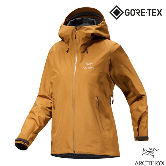 【ARCTERYX 始祖鳥】女 Beta LT Gore-Tex 防風防水透氣連帽外套.輕薄耐磨/X000006716 育空褐
