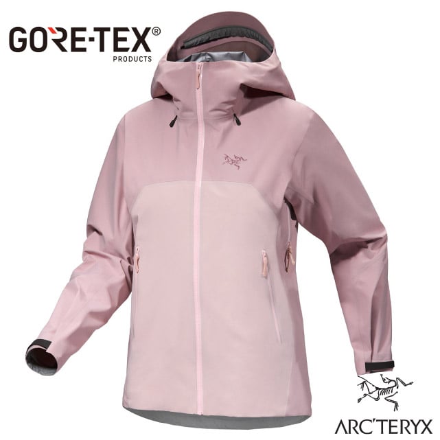 【ARCTERYX 始祖鳥】女Beta Lightweight G-Tex 防水透氣連帽外套/X000007701 深野玫瑰粉/野玫瑰粉