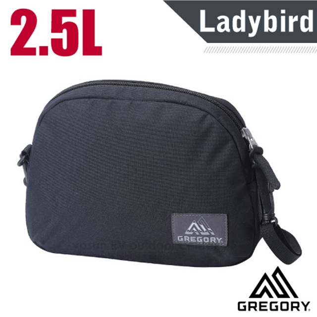 【美國 GREGORY】LADYBIRD CROSSBODY 多用途休閒時尚肩背包2.5L_140954 時尚黑