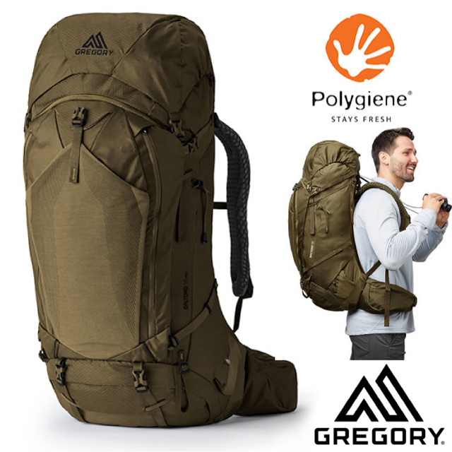 【美國 GREGORY】新改款 BALTORO PRO 75L 專業網狀透氣健行登山背包(M)_142934 鱷魚綠