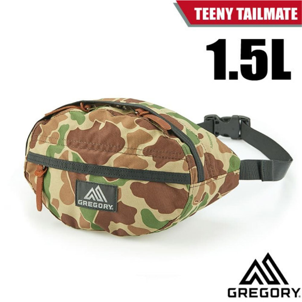 【美國 GREGORY】TEENY TAILMATE 1.5L 超輕可調式腰包(可調整式腰帶)/119651-9865 岩紋迷彩