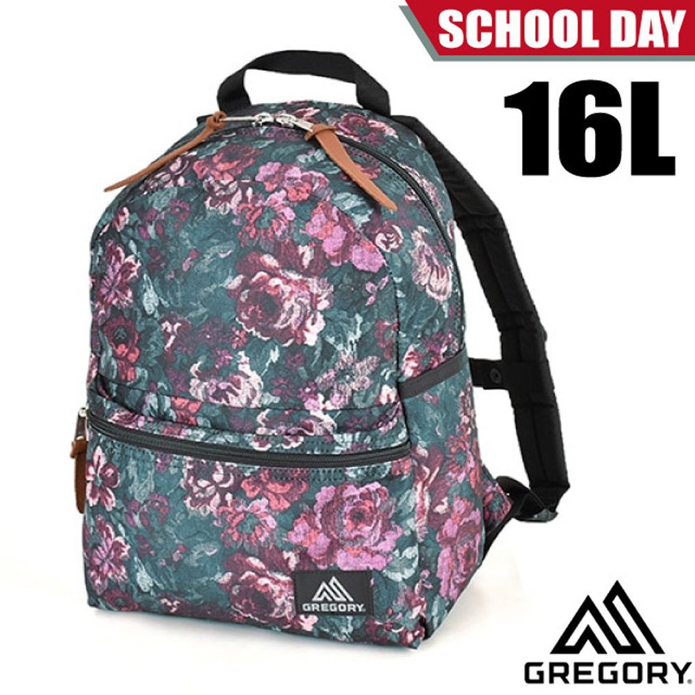 【美國 GREGORY】SCHOOL DAY 16L 可調式後背包(書包型設計)/144434-9867 群花油彩