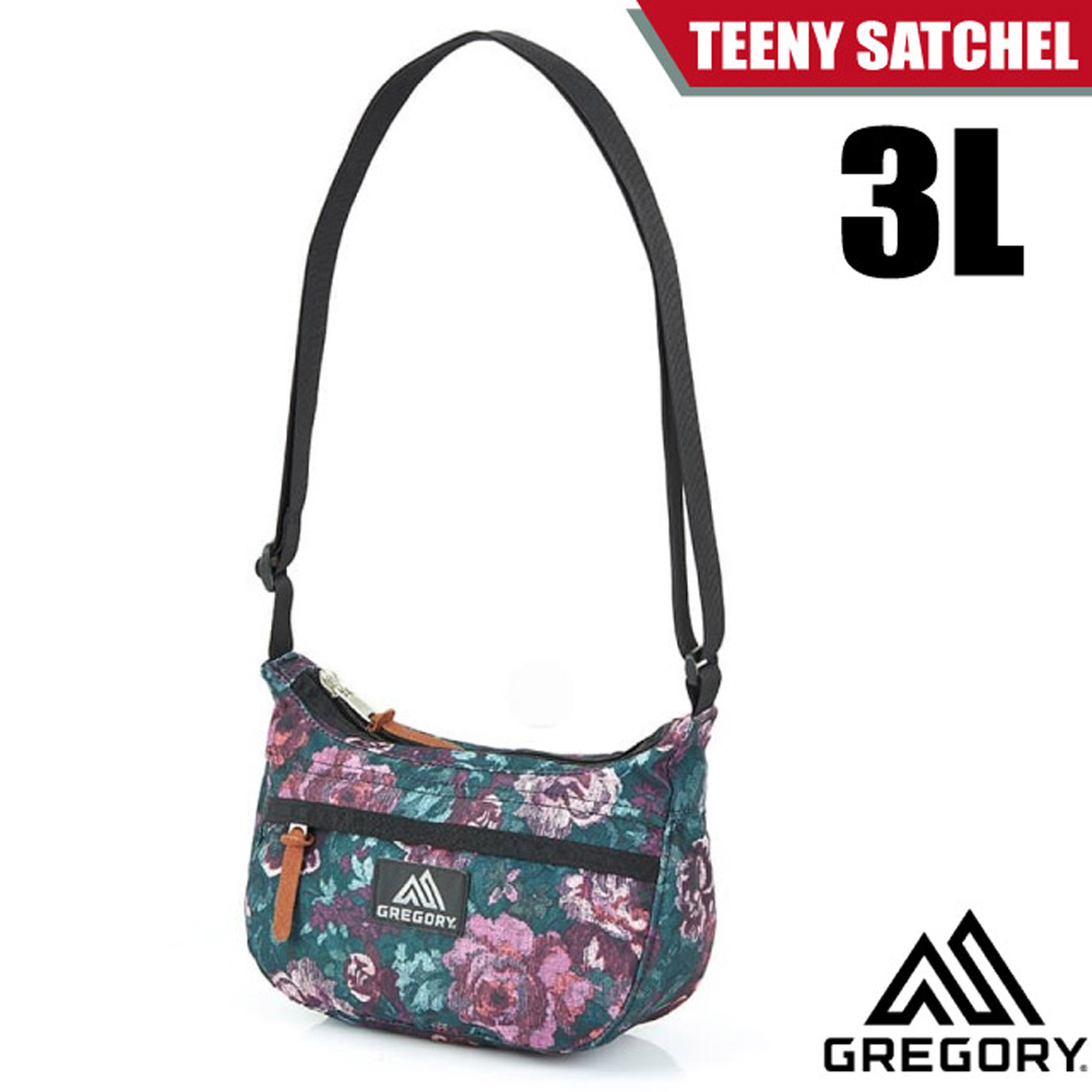 【美國 GREGORY】TEENY SATCHEL 3L 可調式斜背包.輕巧好收納/119656-9867 群花油彩