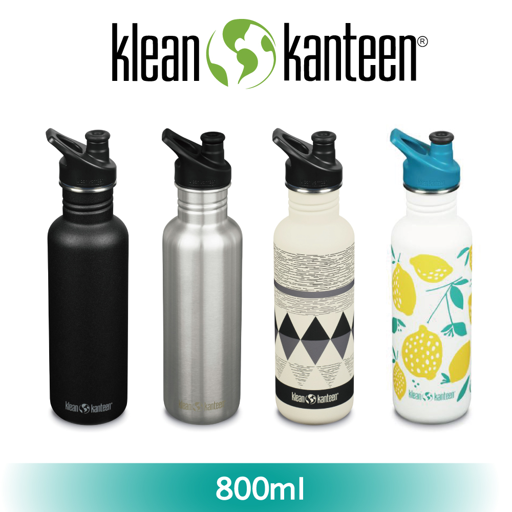 【美國Klean Kanteen】窄口超輕量不鏽鋼冷水瓶-800ml