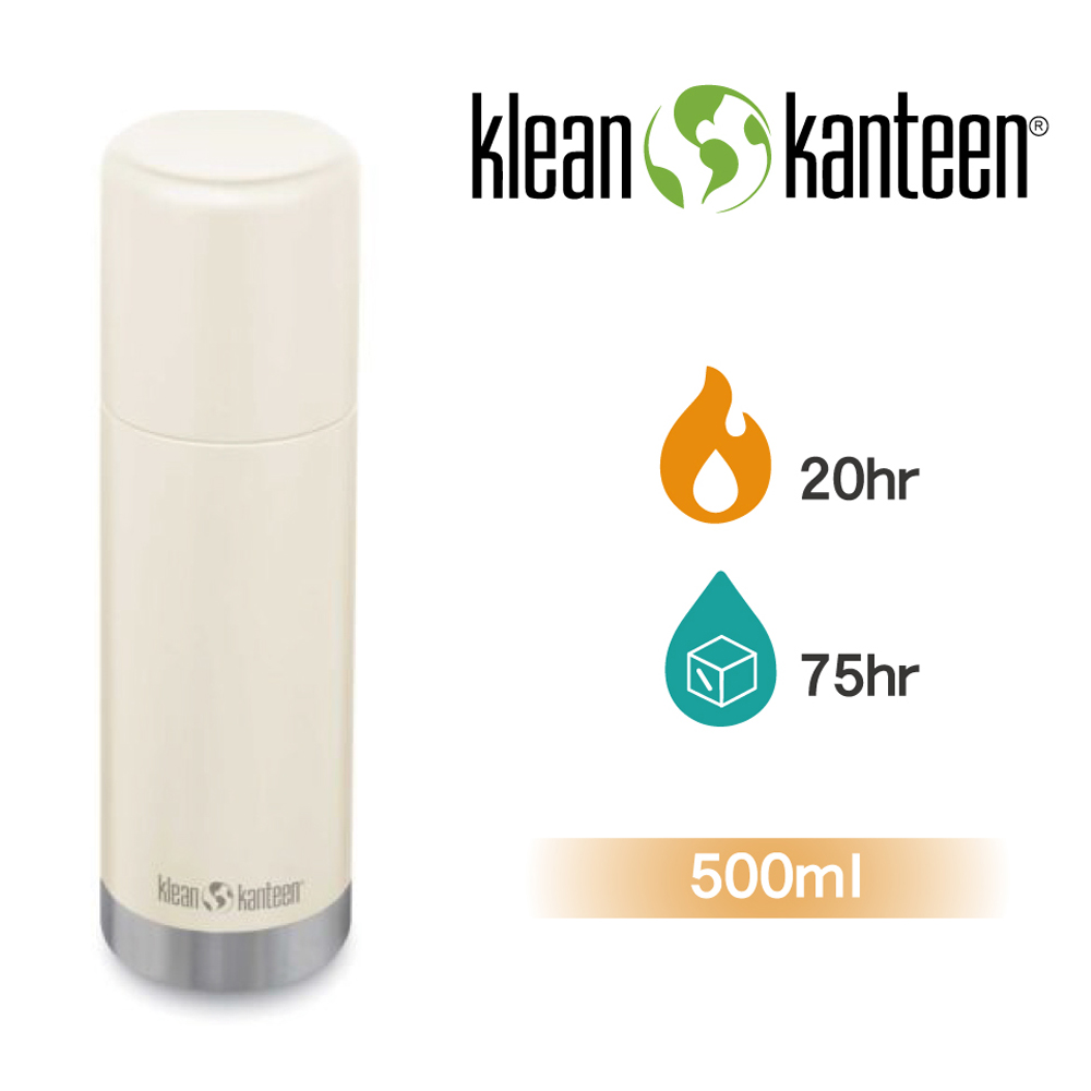 【美國Klean Kanteen】TKPro不鏽鋼保溫瓶-500ml奶油白