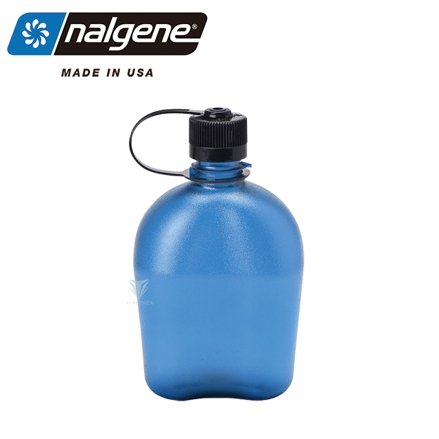 【美國Nalgene】1000cc OASIS軍式水壺-藍色