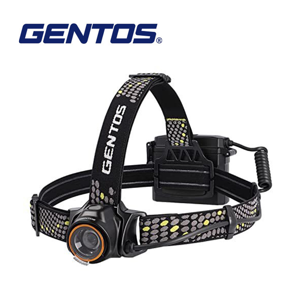 【Gentos】長時間照明頭燈- USB充電 550流明 IP64(LR-H534H)