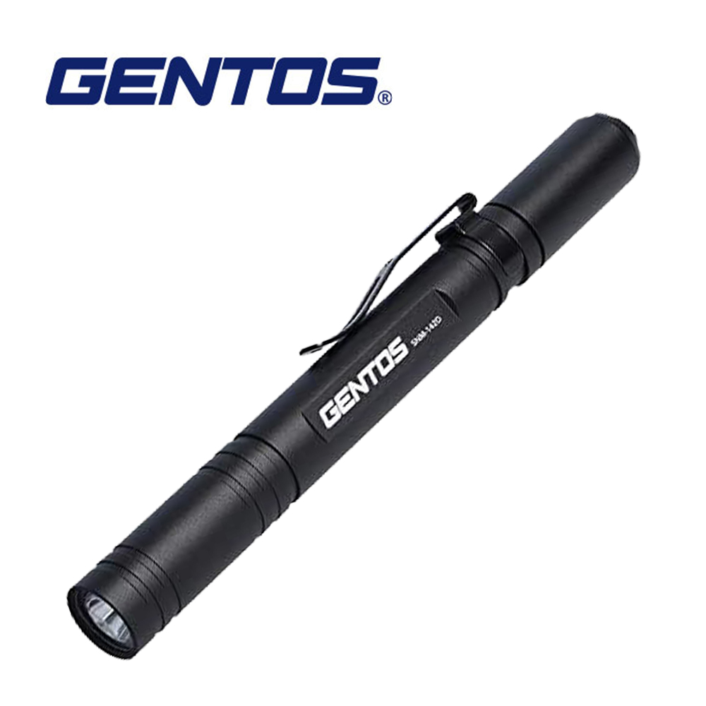 【Gentos】筆型超輕量手電筒 200流明 IPX4(SNM-142D)