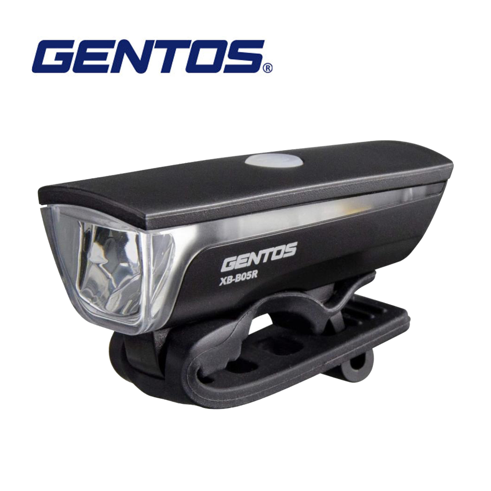 【Gentos】自行車燈 USB充電 160 流明IPX4(XB-B05R)