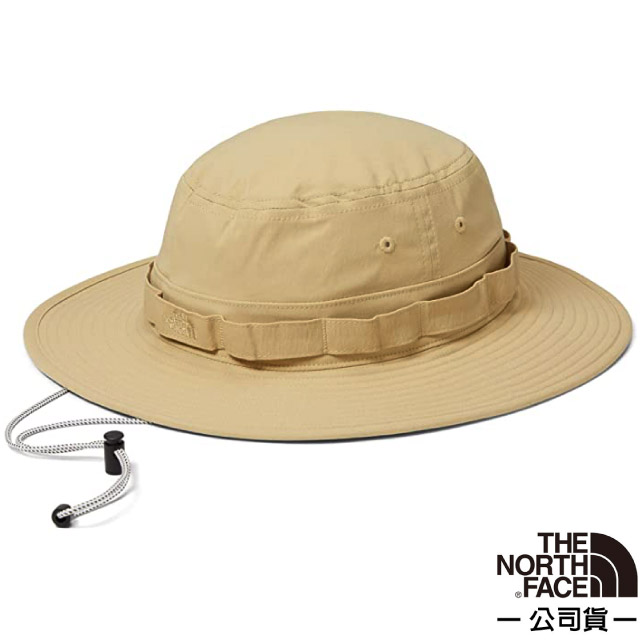 【美國 The North Face】中性款 輕質透氣遮陽登山健行遮陽帽/5FXF-LK5 卡其 N