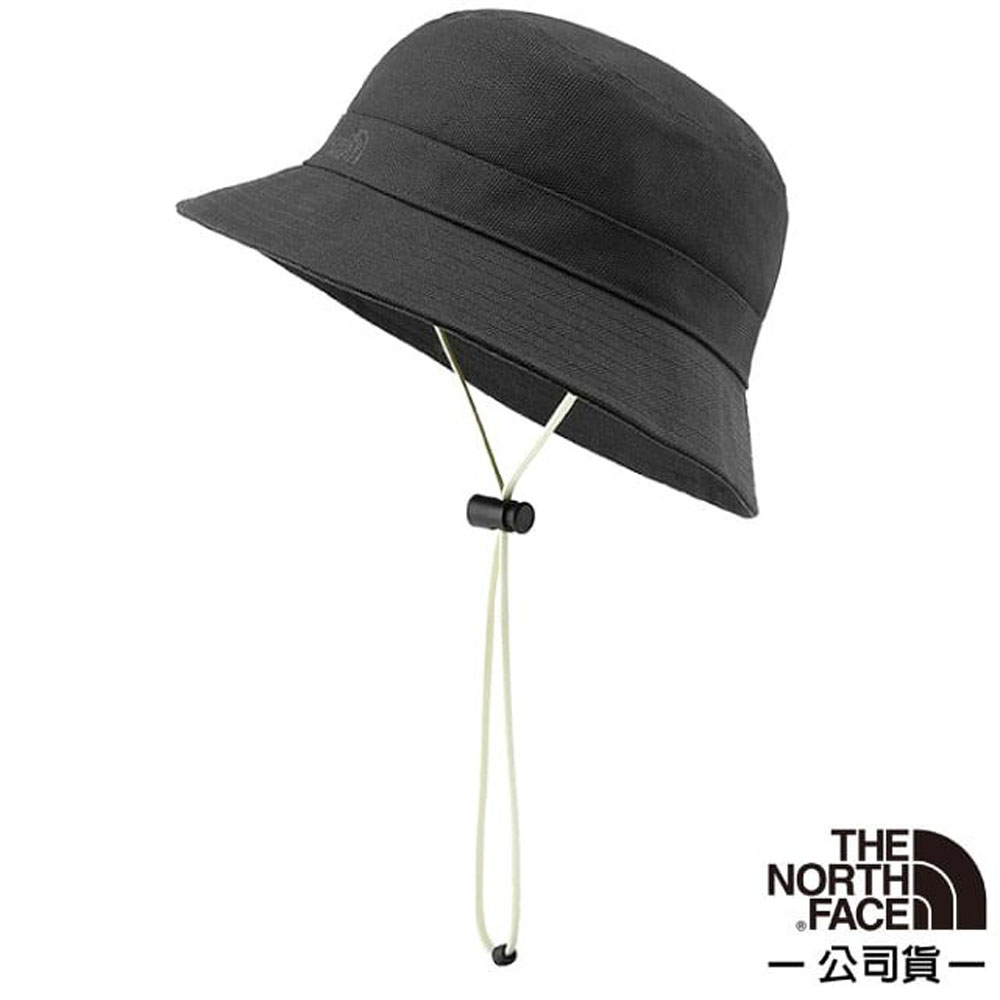 【美國 The North Face】中性款 抗UV遮陽棉質登山健行圓盤帽(可調節帽帶)/3VWX-0C5 瀝青灰 N