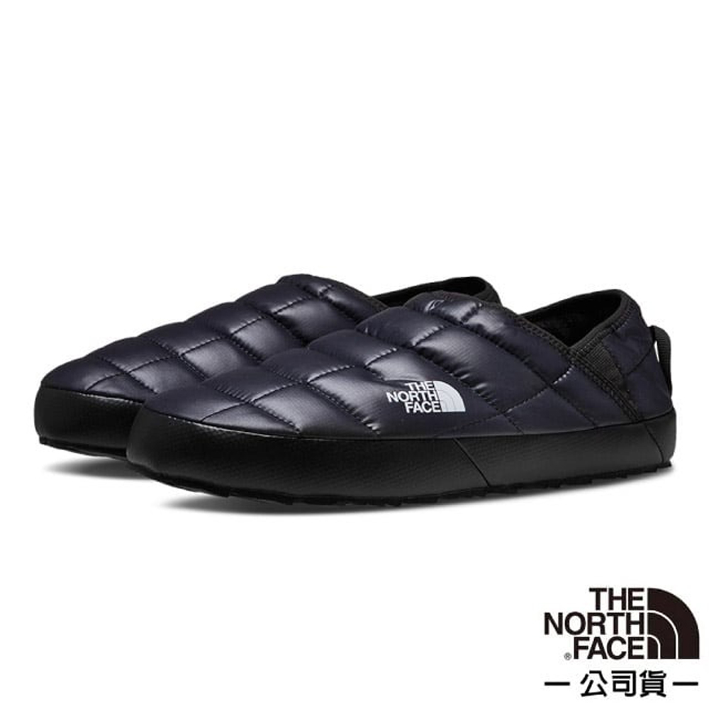 【The North Face】男 防潑水保暖低筒雪鞋.保暖鞋.雪鞋.羽絨鞋/600蓬鬆度羽絨填充/ 3UZN-KY4 黑