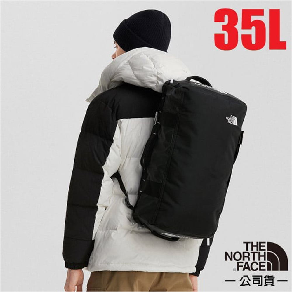 【The North Face】BASE CAMP VOYAGER DUFFEL 多功能背提兩用行李包35L/52RR-KY4 黑