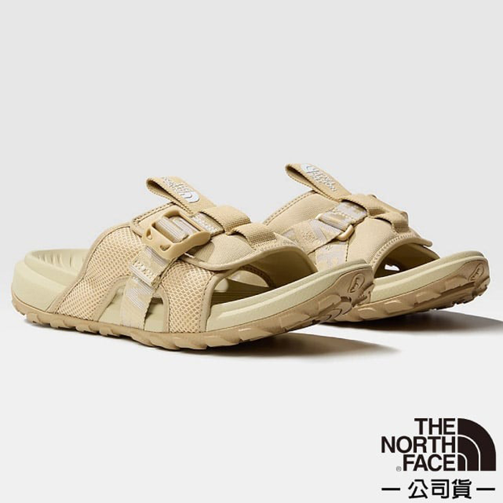 【The North Face】男 EXPLORE CAMP SLIDE 水陸機能拖鞋.抗菌溯溪鞋/8A8Y-PV6 卡其 N