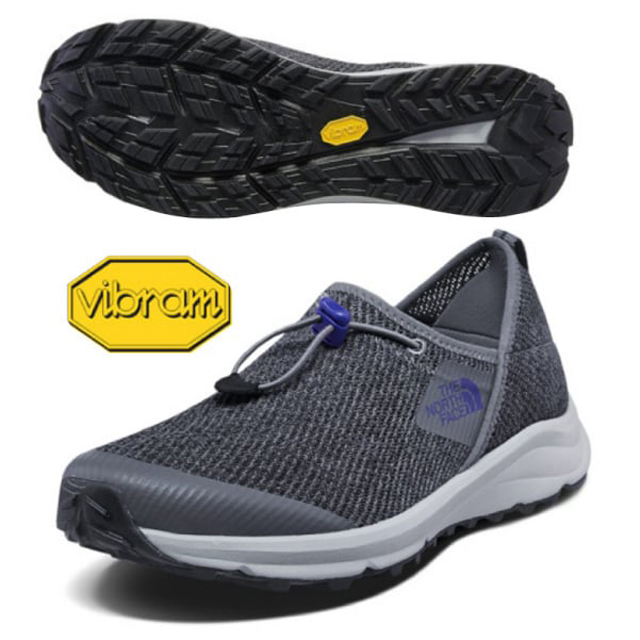 7折【The North Face】男 LITEWAVE SLIP 透氣耐磨輕量休閒鞋/Vibram黃金大底/3RDZ-CD5 灰 N