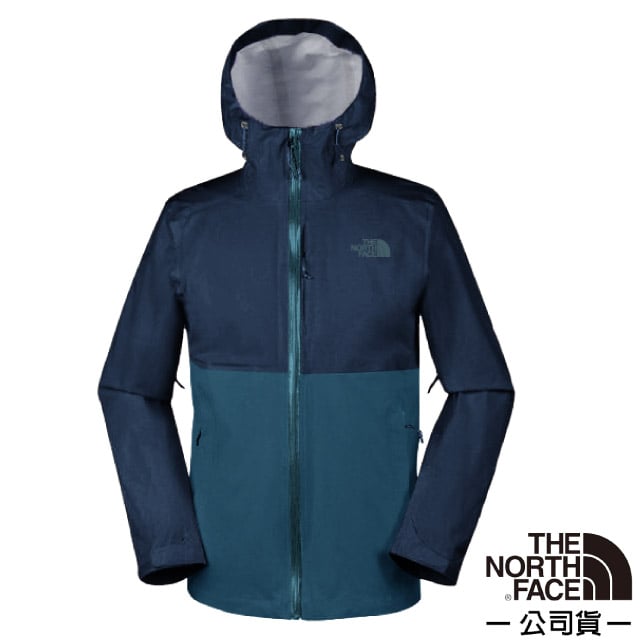 【The North Face】男 輕薄款 防風防潑水可調節連帽外套/腋下拉鍊/3V9C-LMW 都會藍 N