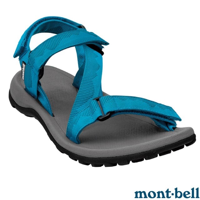 【MONT-BELL 日本】中性 COMFORT SANDALS 三點可調涉水涼鞋.水陸兩用鞋/1129558 PEBL 孔雀藍