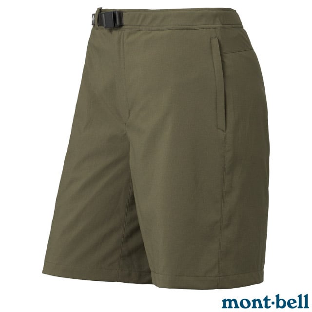 【mont-bell】女 COOL SHORTS 輕量 彈性透氣快乾短褲.撥水加工.彈性拉伸/1105737 KH 卡其