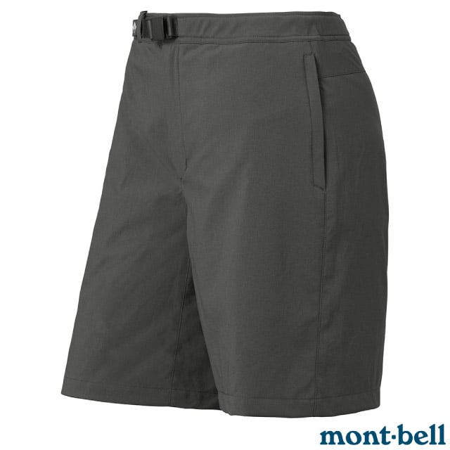 【mont-bell】女 COOL SHORTS 輕量 彈性透氣快乾短褲.撥水加工.彈性拉伸/1105737 DGY 深灰