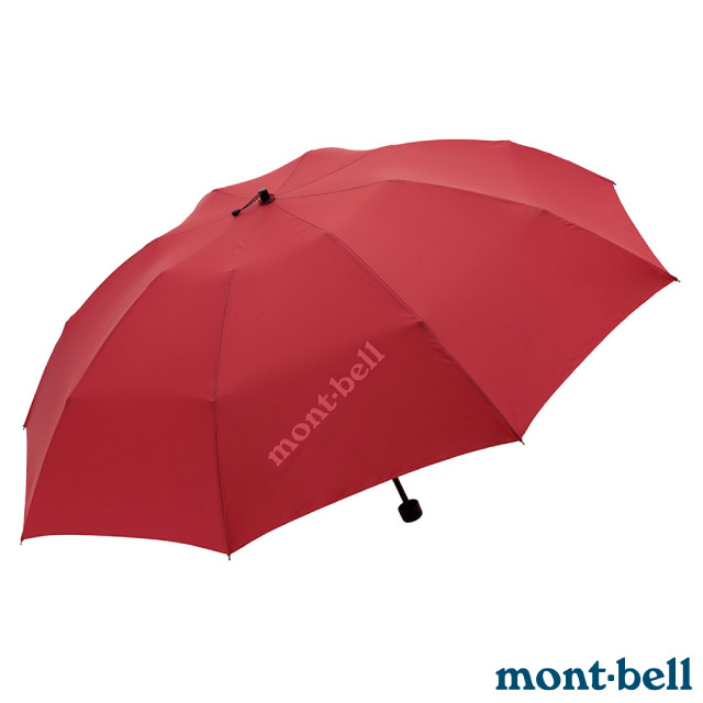 【mont-bell】Trekking Umbrella 60 輕量戶外傘(僅166g).摺疊傘.陽傘/附收納袋/1128702 RD 鮮紅