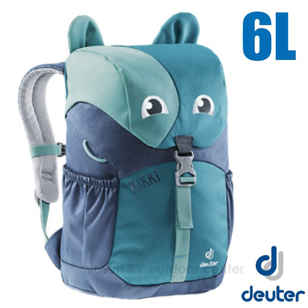 【Deuter】Kikki 6L 可愛動物造型 輕量透氣兒童背包(反光條設計+姓名標貼) 3610519 藍/深藍