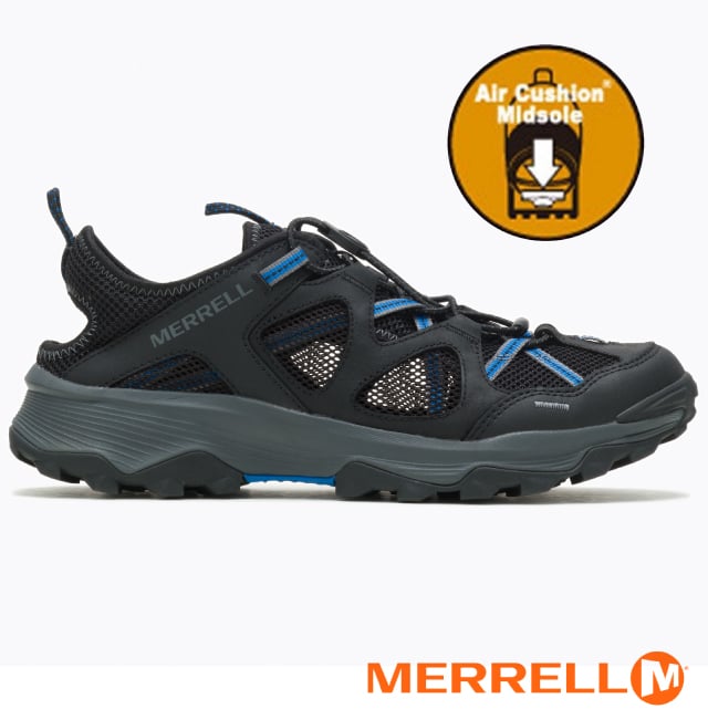 【MERRELL】男 SPEED STRIKE LTR SIEVE 多功能透氣水陸兩用鞋/內嵌式避震墊片/ML135163 黑/寶藍