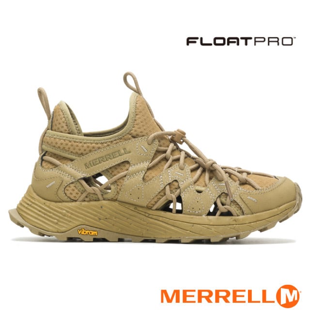 【MERRELL】男 MOAB FLIGHT SIEVE水陸兩用郊山鞋(低筒).登山鞋.休閒鞋/ML067711 奶茶棕