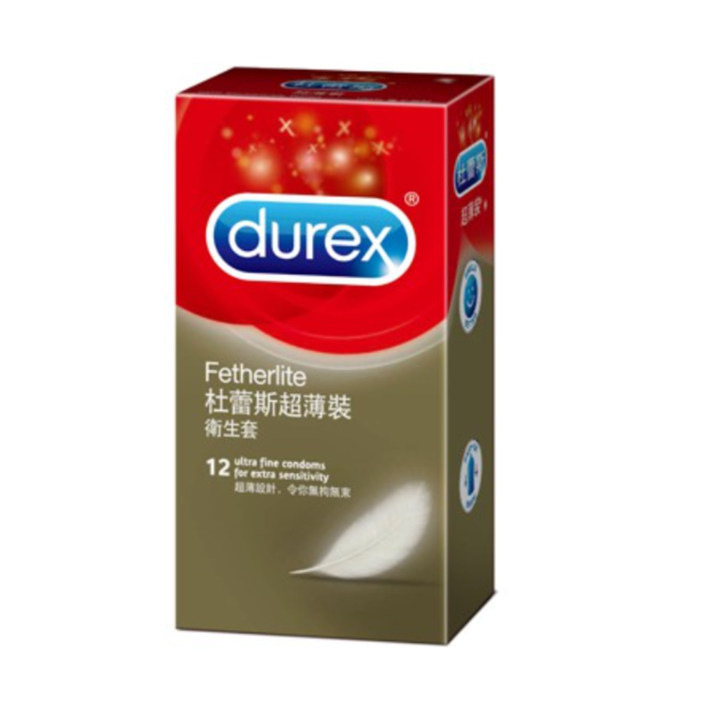 Durex杜蕾斯 超薄裝保險套12入裝x4