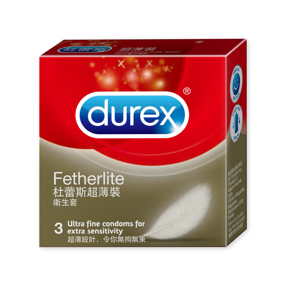 【杜蕾斯Durex】超薄裝保險套安全套避孕套3入