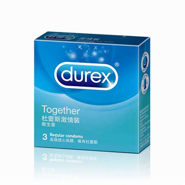 【杜蕾斯Durex】激情裝保險套安全套避孕套3入