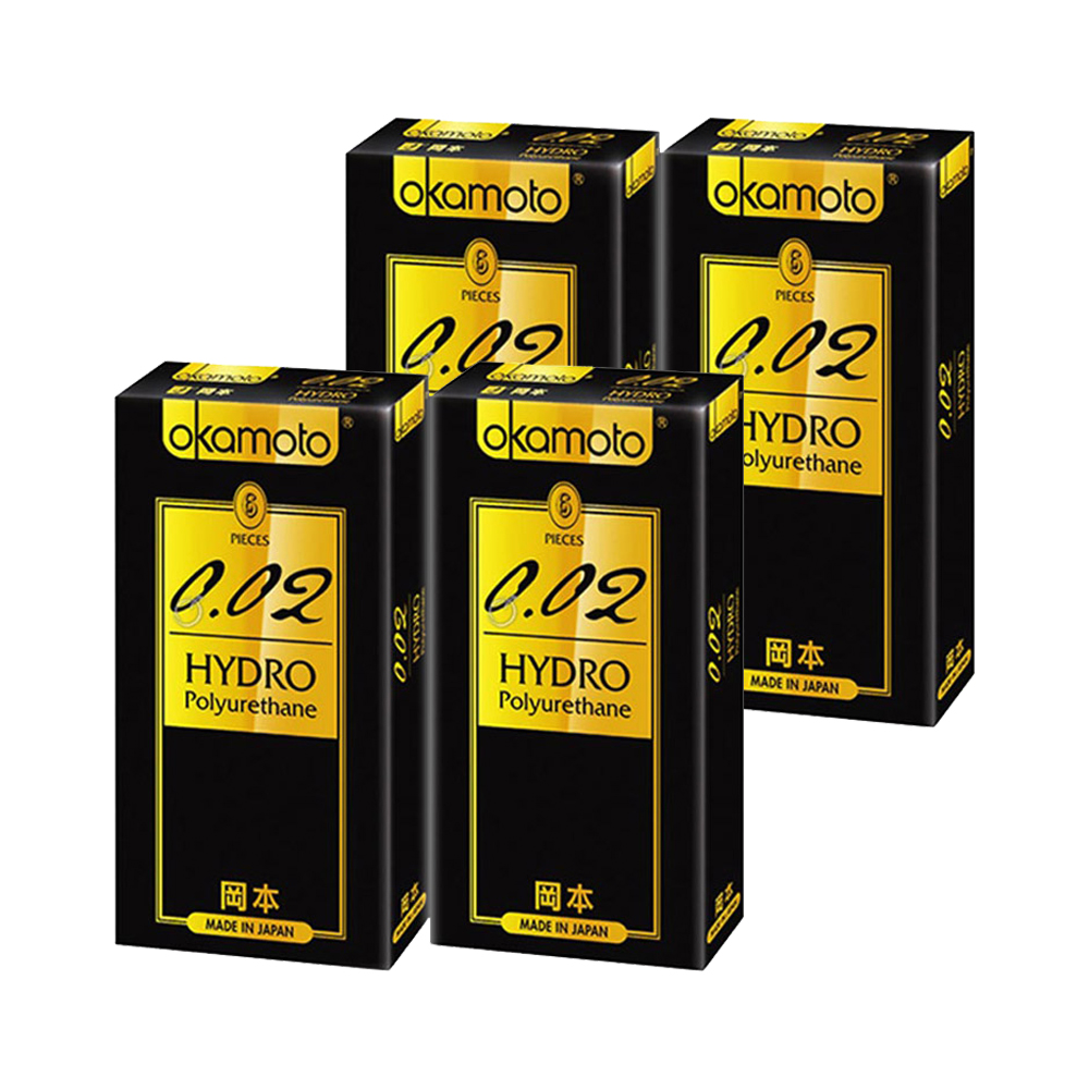 岡本002-HYDRO 水感勁薄保險套(6入裝)*4盒
