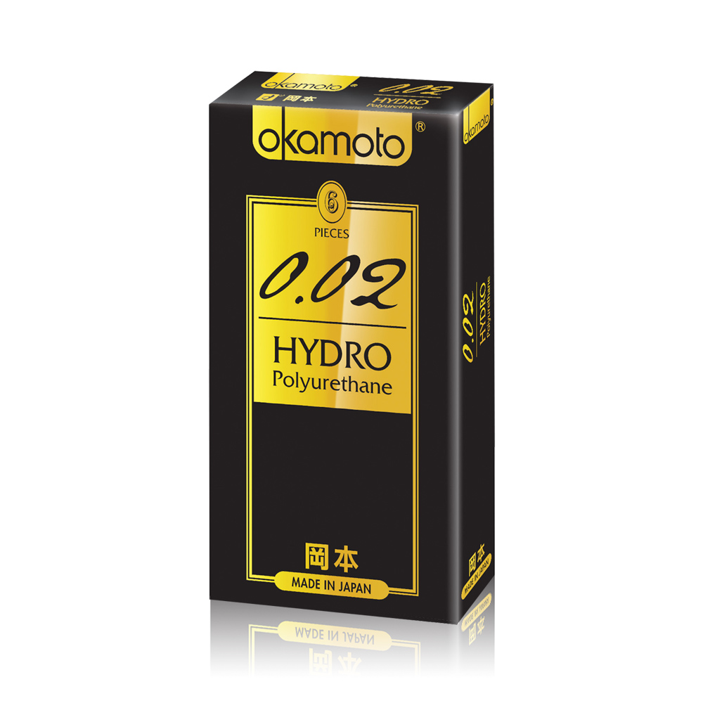 《岡本okamoto》002 Hydro水感勁薄(6入/盒)