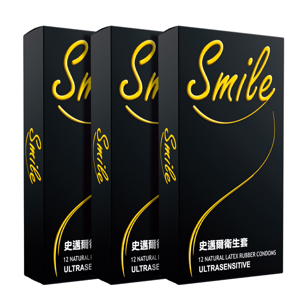 【SMILE史邁爾】超薄衛生套保險套 12入x3盒